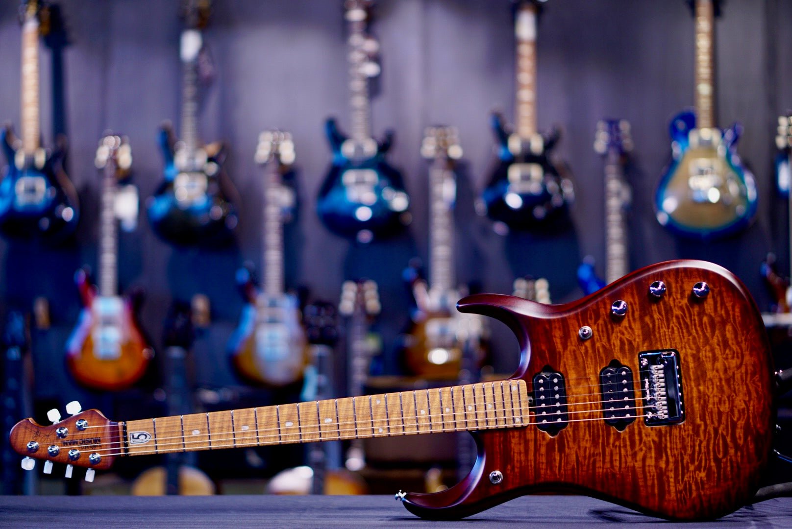 Ernie Ball Music Man JP 15 Sahara Burst Quilt H04347