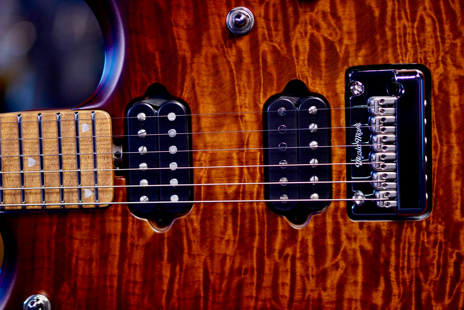 Ernie Ball Music Man JP 15 Sahara Burst Quilt H04347