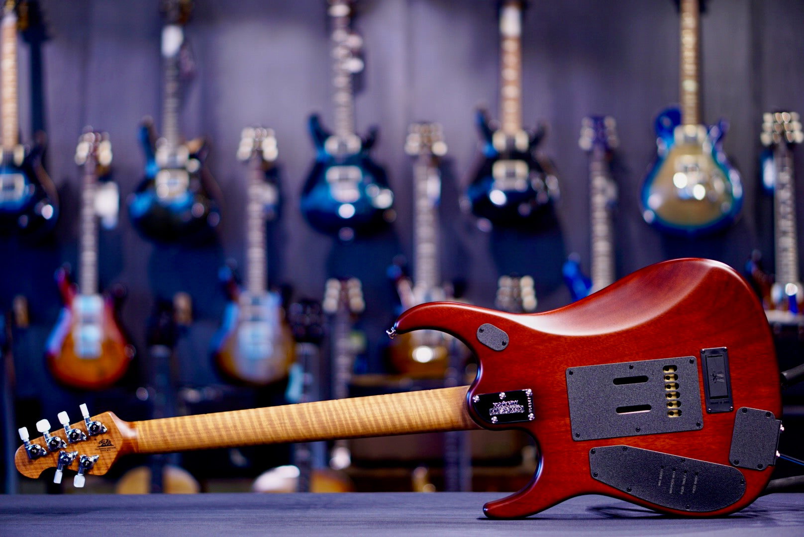 Ernie Ball Music Man JP 15 Sahara Burst Quilt H04347