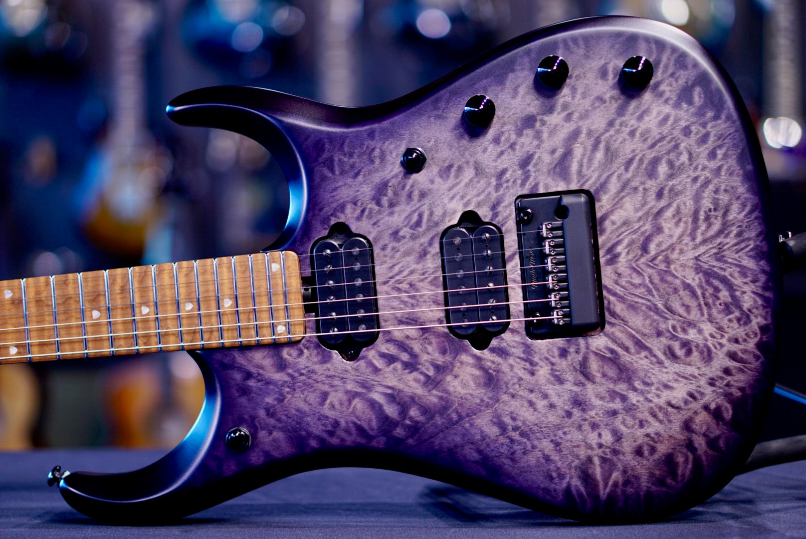 Ernie Ball Music Man JP15 Translucent Black Quilt H09853