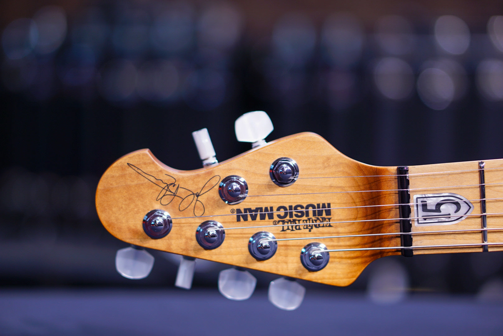 Ernie ball Musicman JP15 Purple Nebula Flame Top - HIENDGUITAR Musicman GUITAR