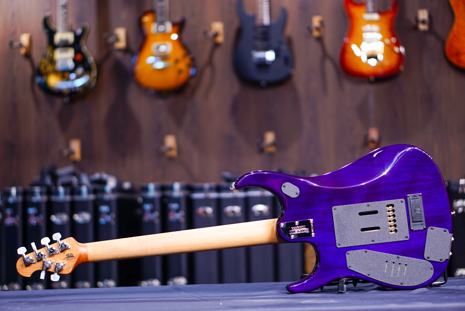 Ernie ball Musicman JP15 Purple Nebula Flame Top - HIENDGUITAR Musicman GUITAR