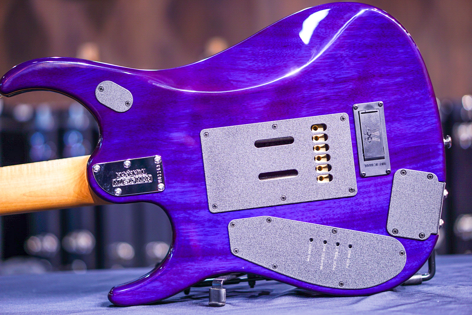 Ernie ball Musicman JP15 Purple Nebula Flame Top - HIENDGUITAR Musicman GUITAR