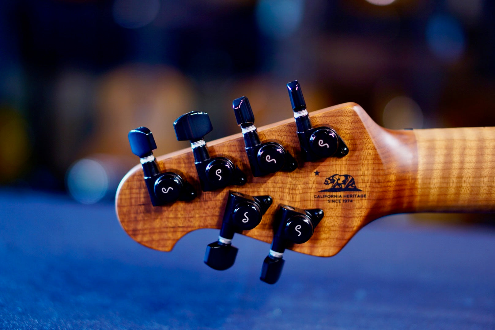 Ernie Ball Music Man JP15 Green Tiger Quilt H08459