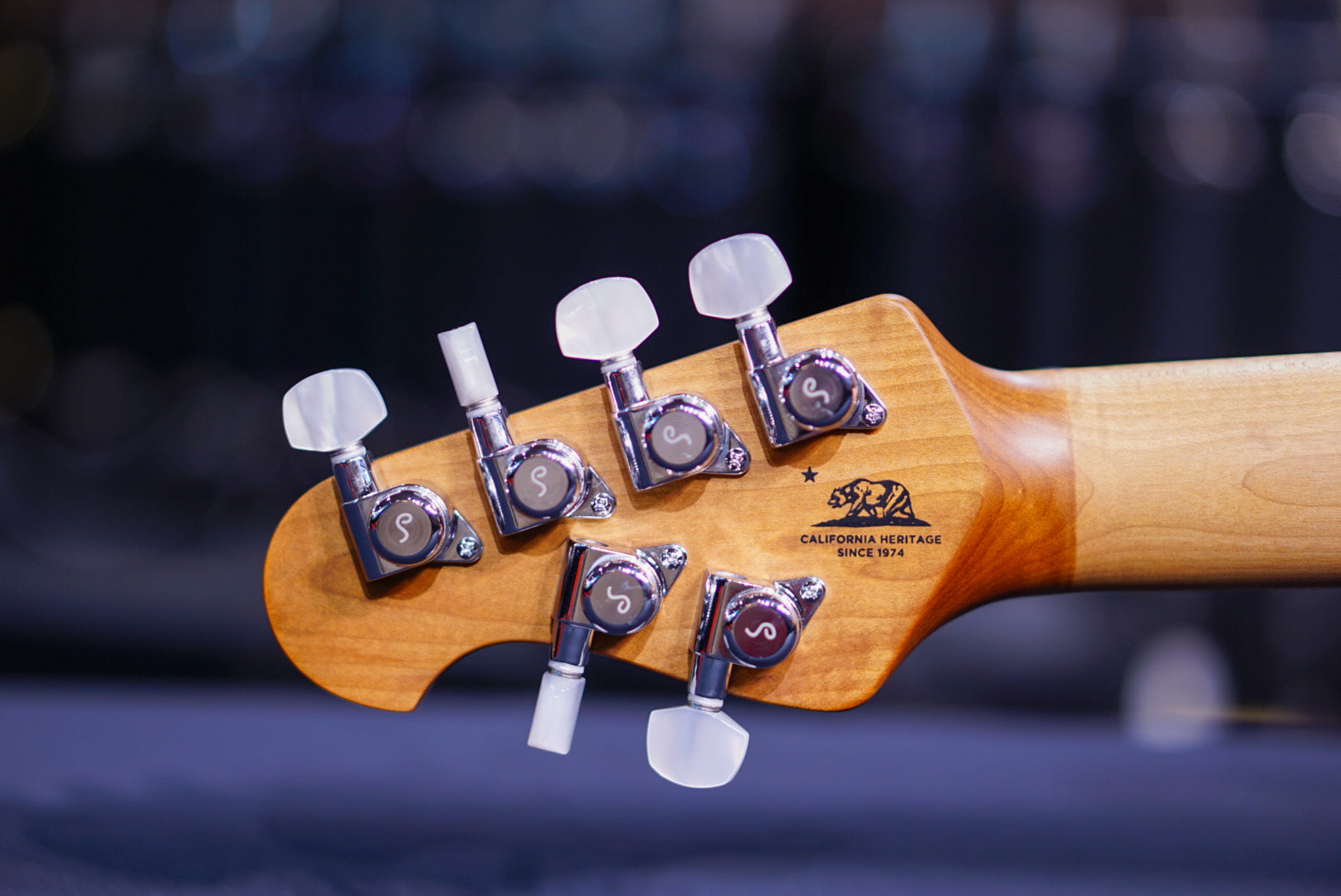 Ernie ball Musicman JP15 Purple Nebula Flame Top - HIENDGUITAR Musicman GUITAR