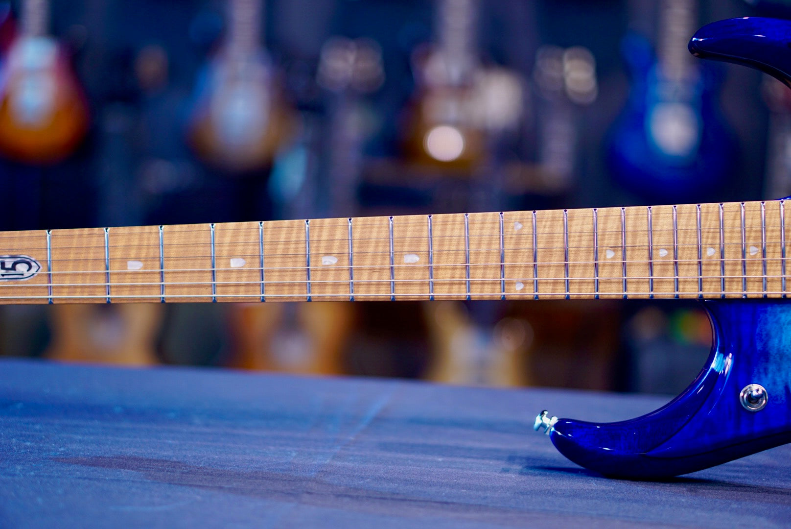 Ernie Ball Music Man JP15 Cerulean Paradise Flame H04475