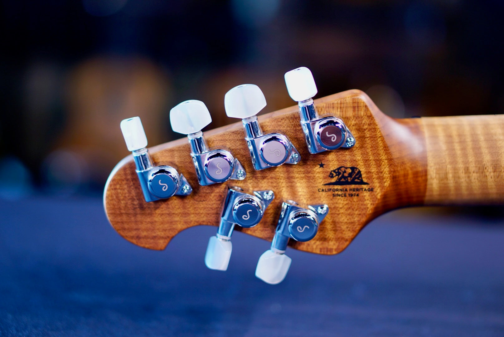 Ernie Ball Music Man JP15 Cerulean Paradise Flame H04475