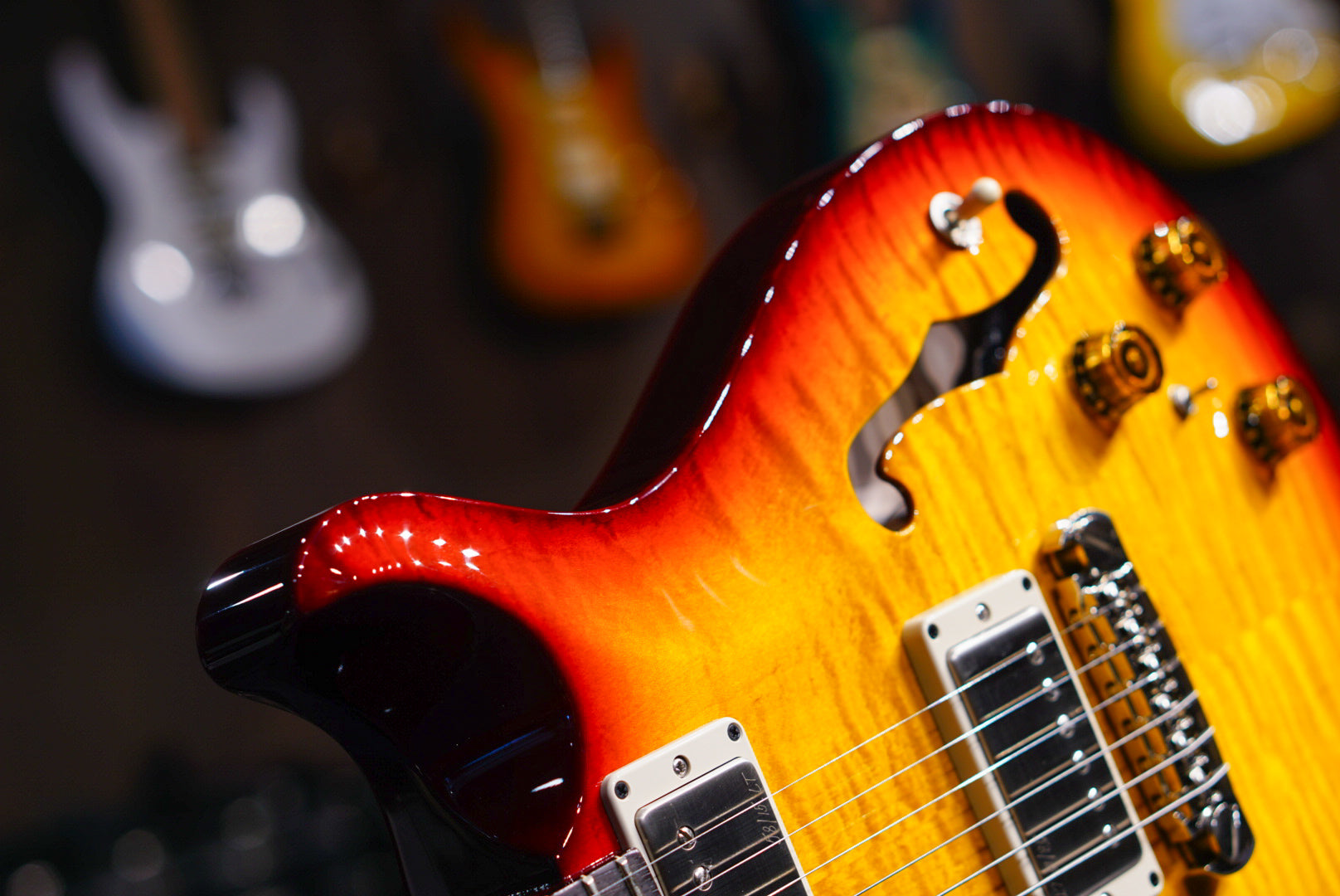 PRS Hollowbody II Piezo Custom color 0362498 - HIENDGUITAR PRS GUITAR