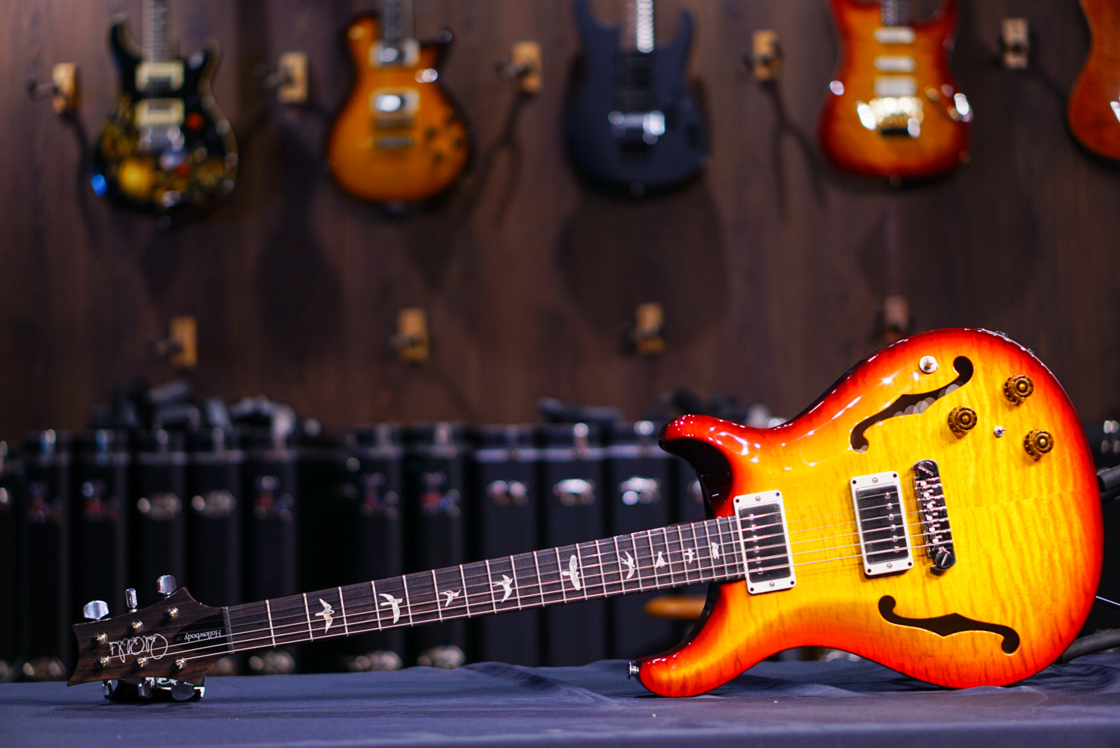 PRS Hollowbody II Piezo Custom color 0362498 - HIENDGUITAR PRS GUITAR