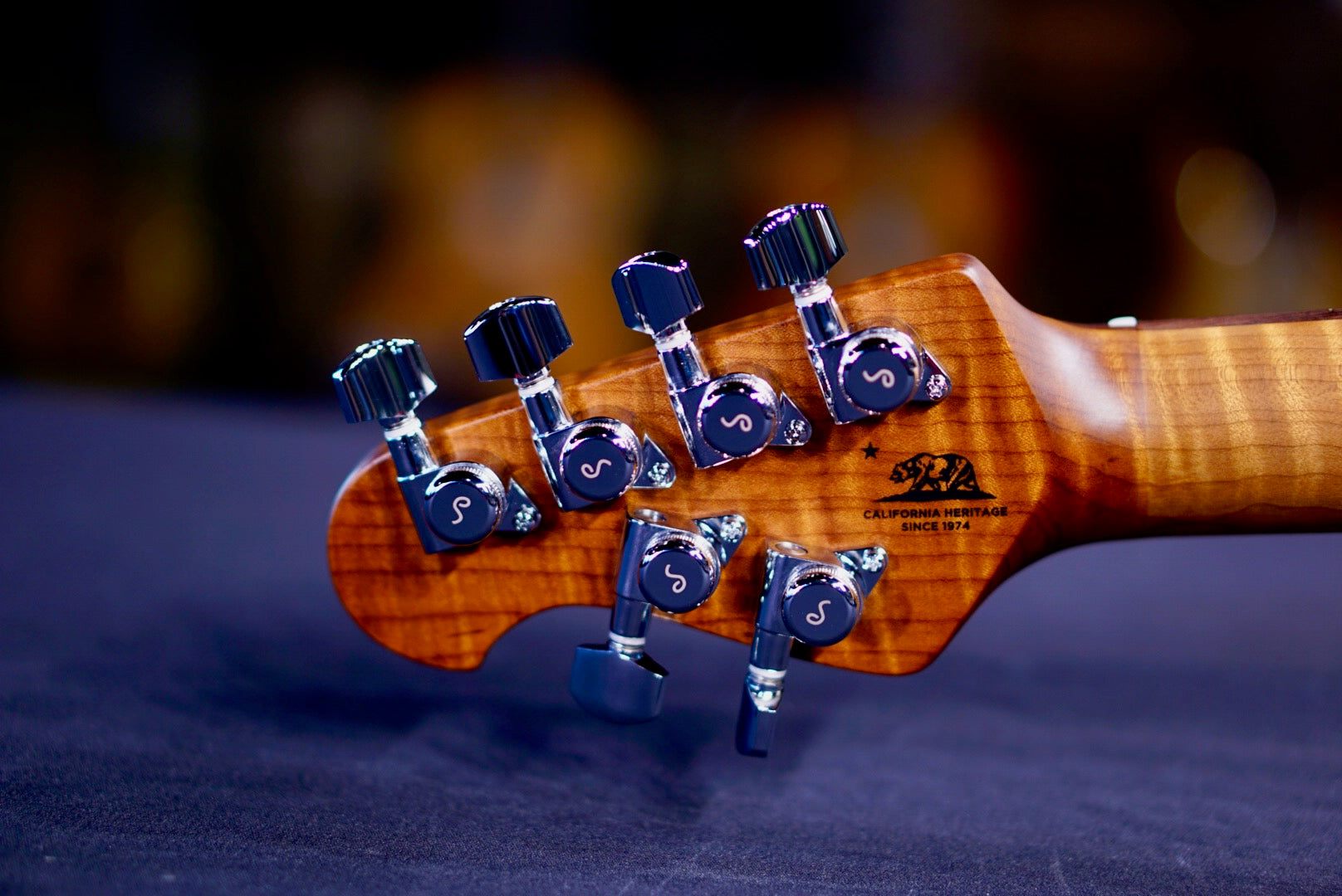 Ernie Ball Music Man Luke 4 HSS Butane Blue H10850