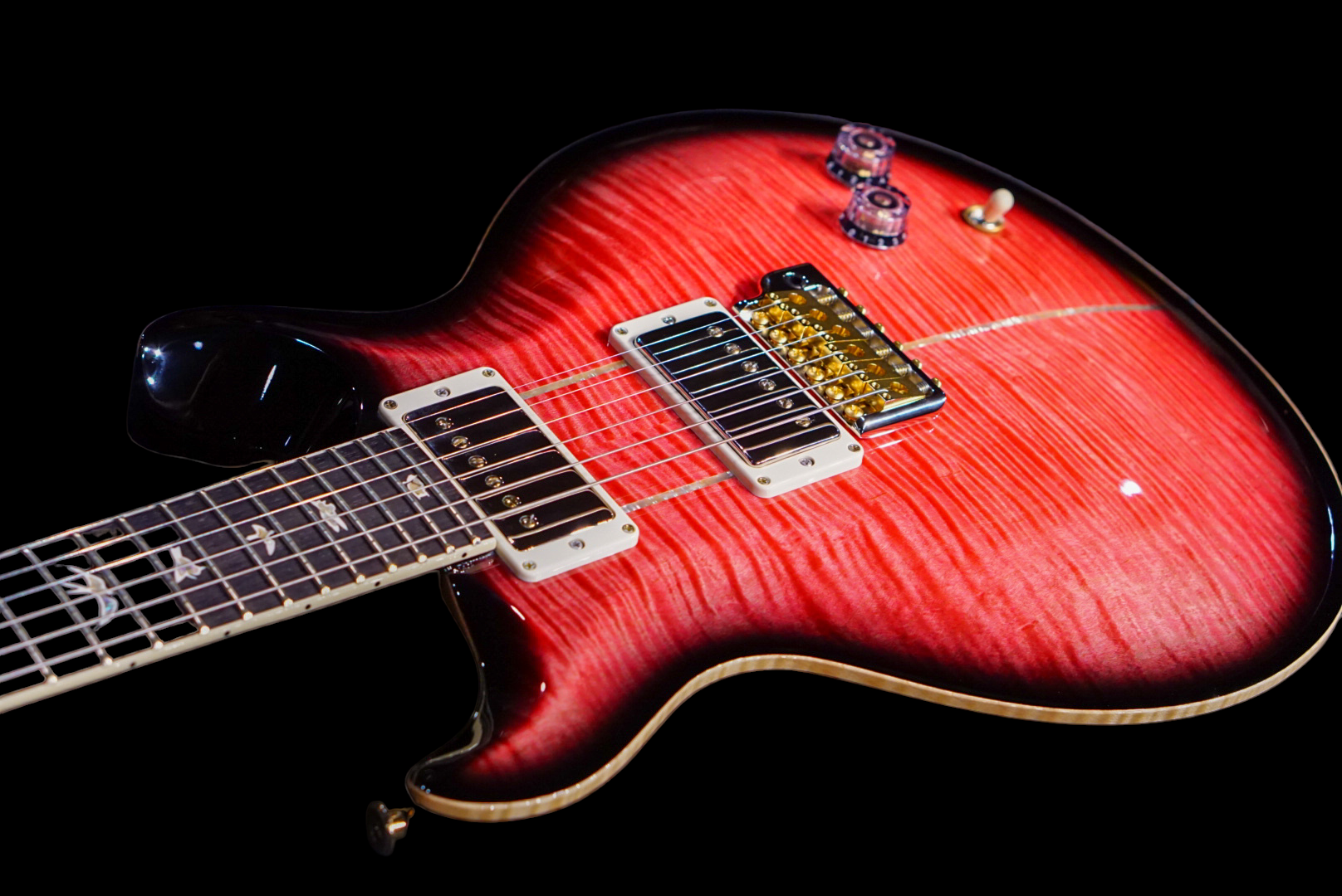 PRS Santana retro Bonnie Pink Smokeburst 10top 0361989 - HIENDGUITAR PRS GUITAR