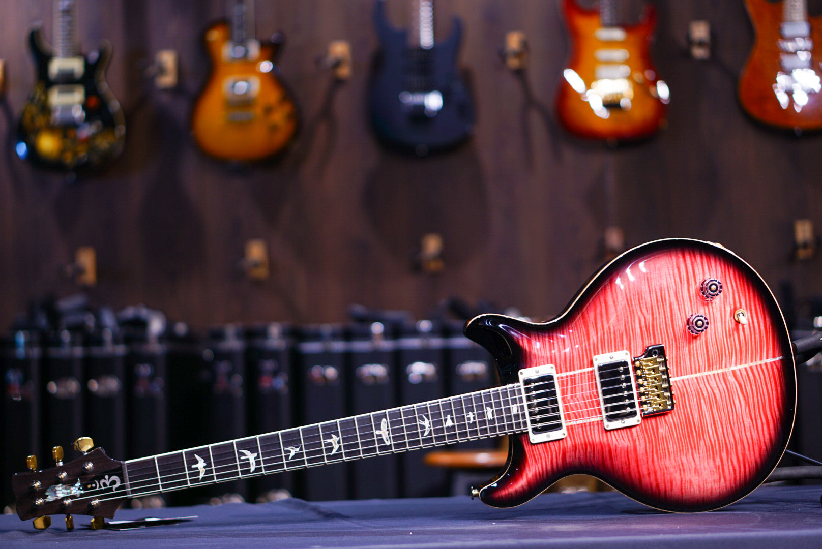 PRS Santana retro Bonnie Pink Smokeburst 10top 0361989 - HIENDGUITAR PRS GUITAR