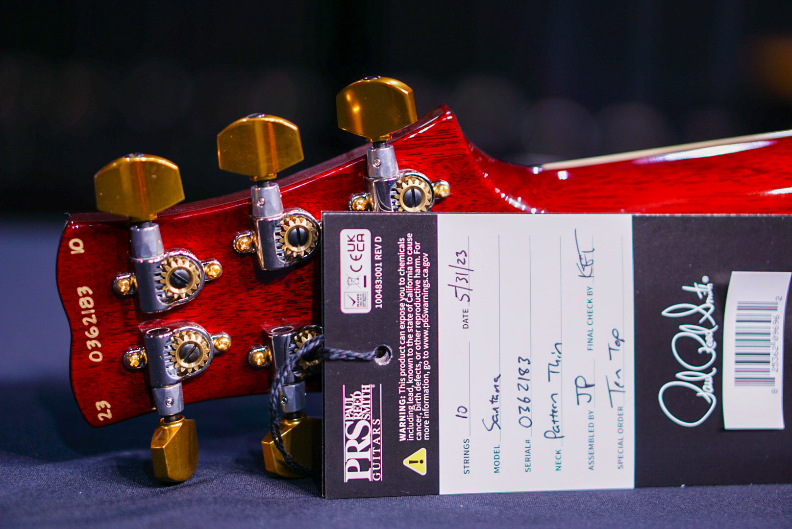 PRS Santana retro angry larry 10top 0362183 - HIENDGUITAR PRS GUITAR