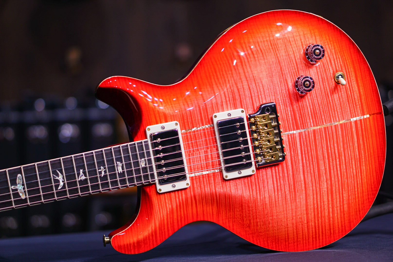 PRS Santana retro Bonnie Pink w/Cherry Burst 10 top 0363388 - HIENDGUITAR PRS GUITAR