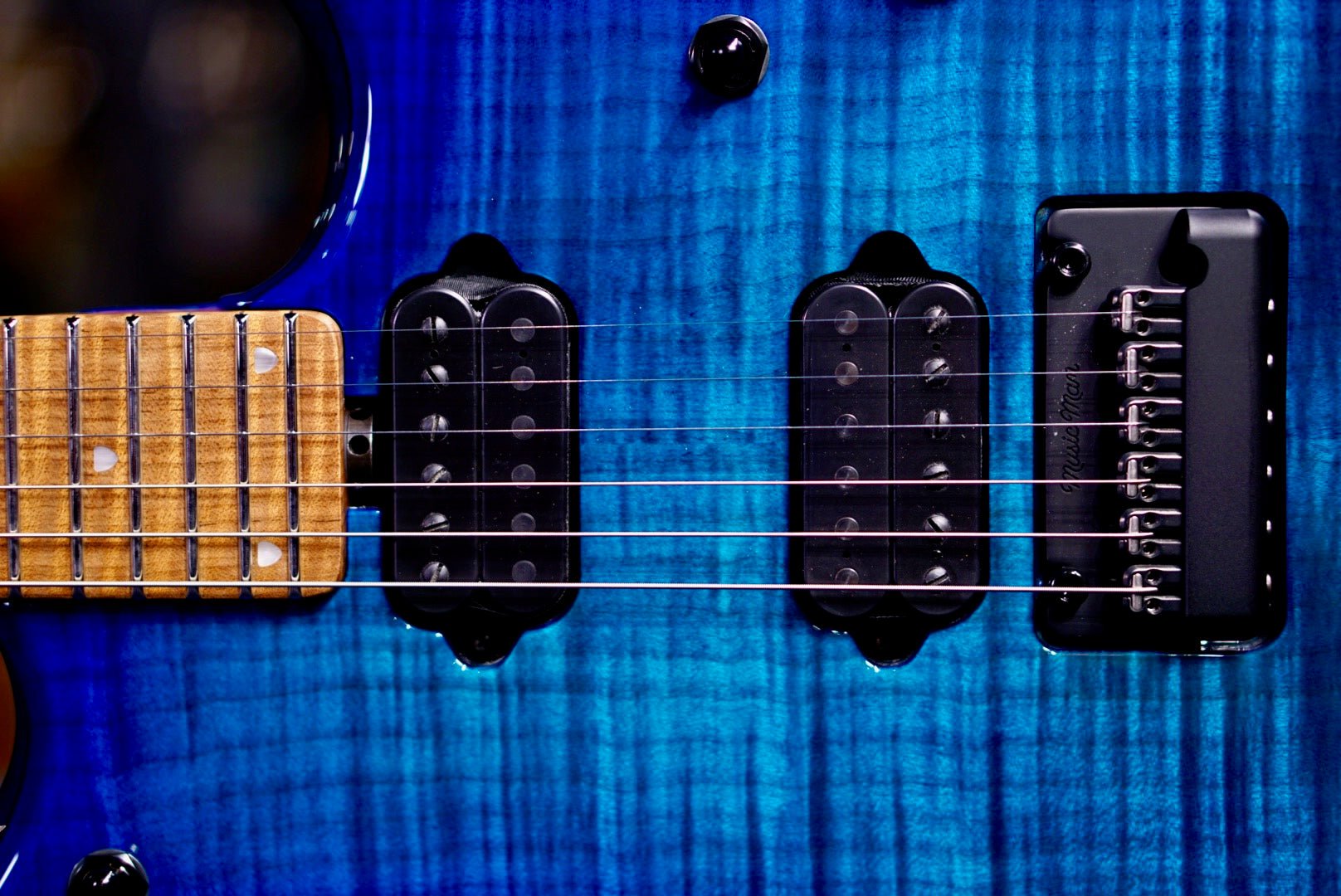 Ernie Ball Music Man JP15 Ultramarine Flame H08462