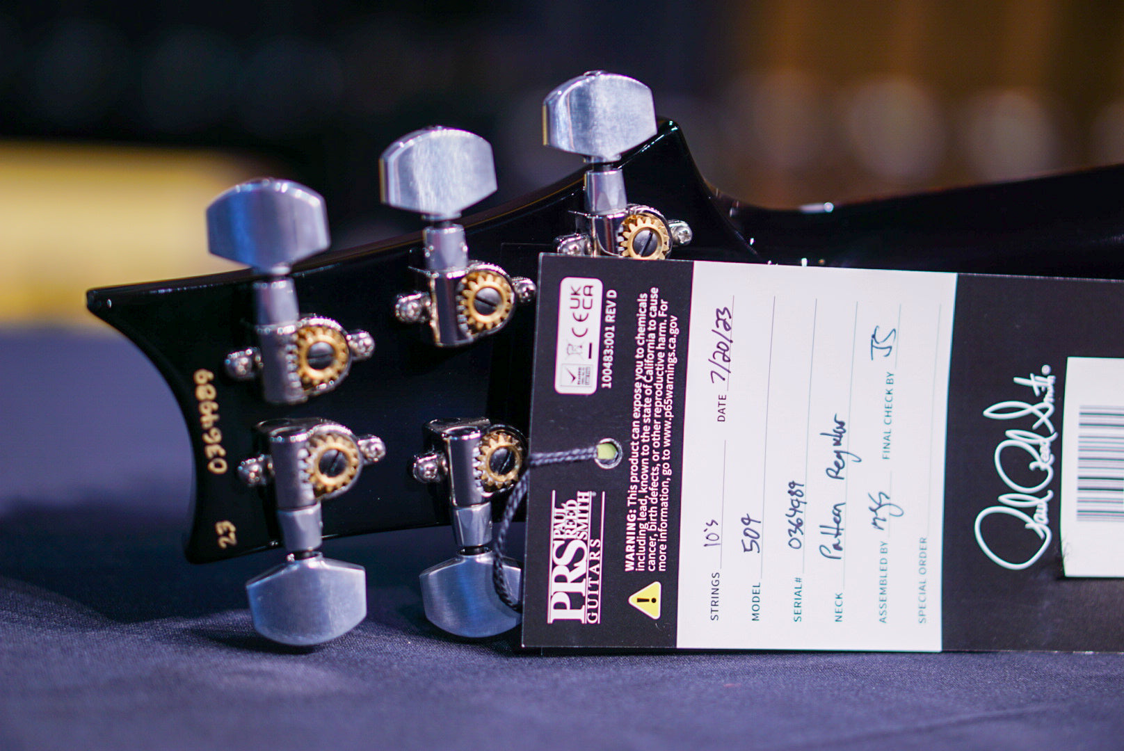 PRS 509 faded whale blue 0364989 - HIENDGUITAR PRS GUITAR