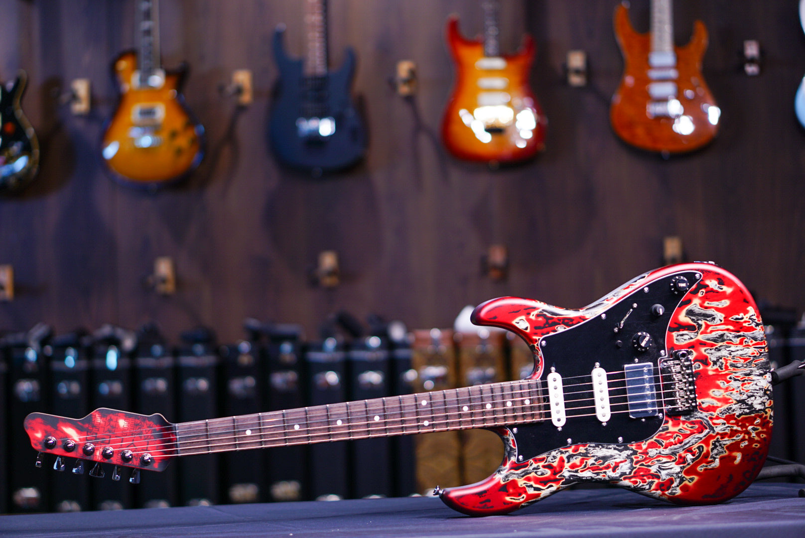 James tyler Studio Elite Burning Water 2K 23328 - HIENDGUITAR James Tyler GUITAR