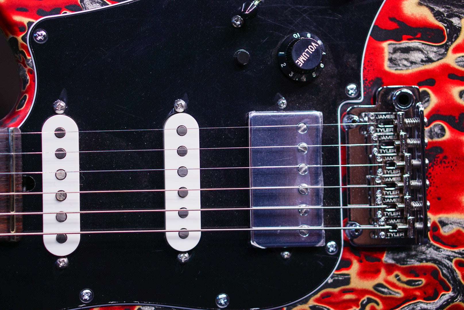 James tyler Studio Elite Burning Water 2K 23328 - HIENDGUITAR James Tyler GUITAR