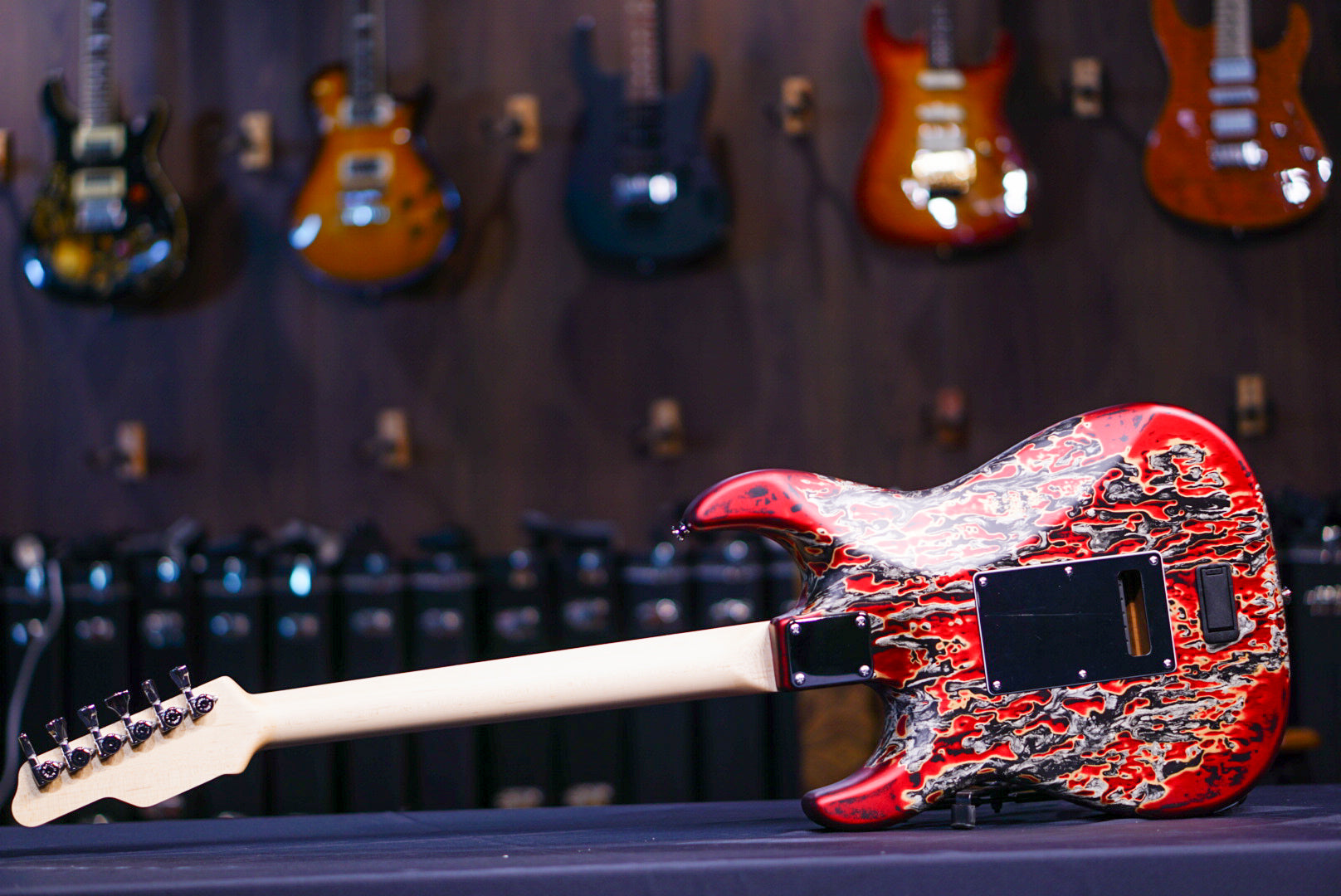 James tyler Studio Elite Burning Water 2K 23328 - HIENDGUITAR James Tyler GUITAR