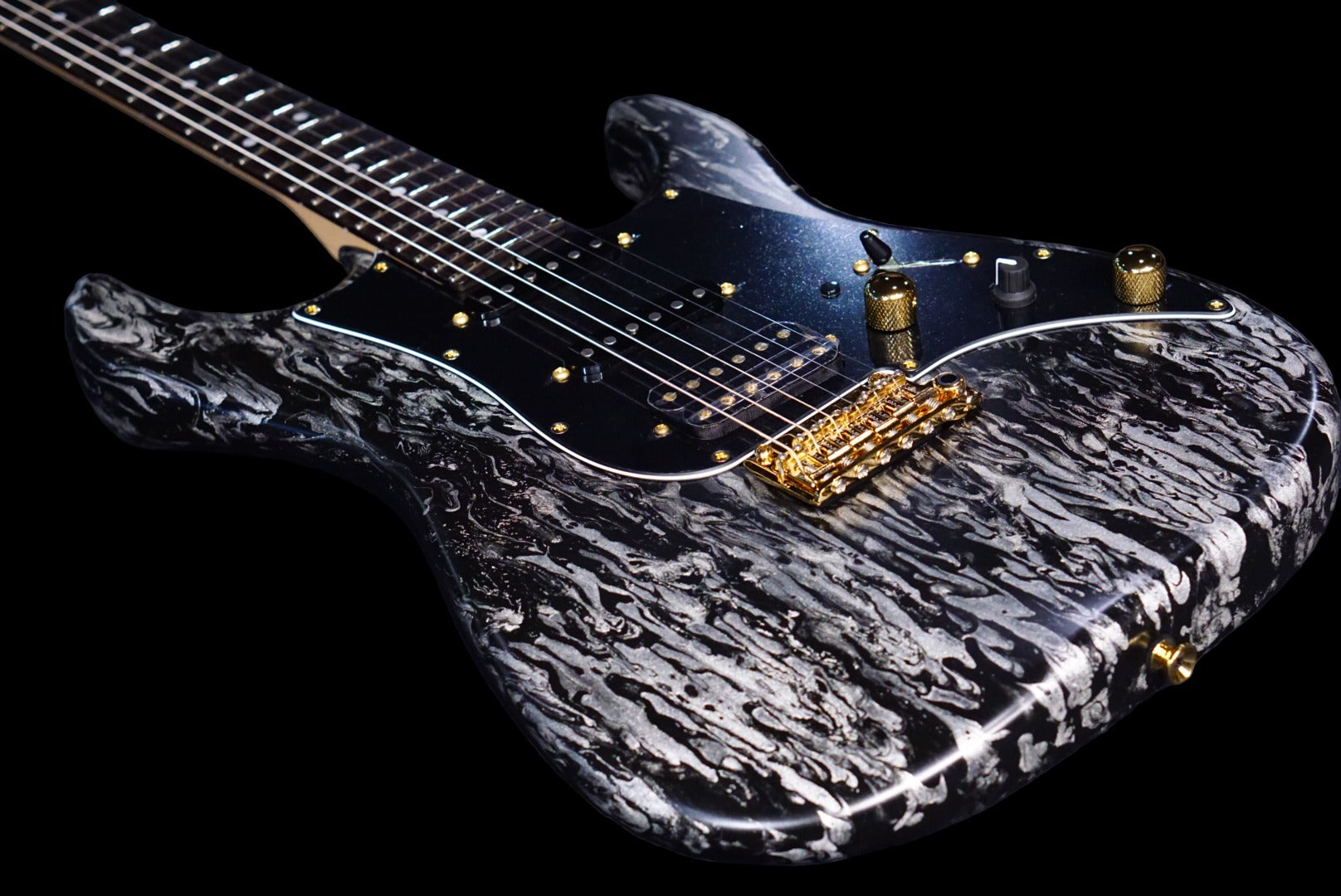 James tyler Studio Elite HD black schmear 23326 - HIENDGUITAR James Tyler GUITAR