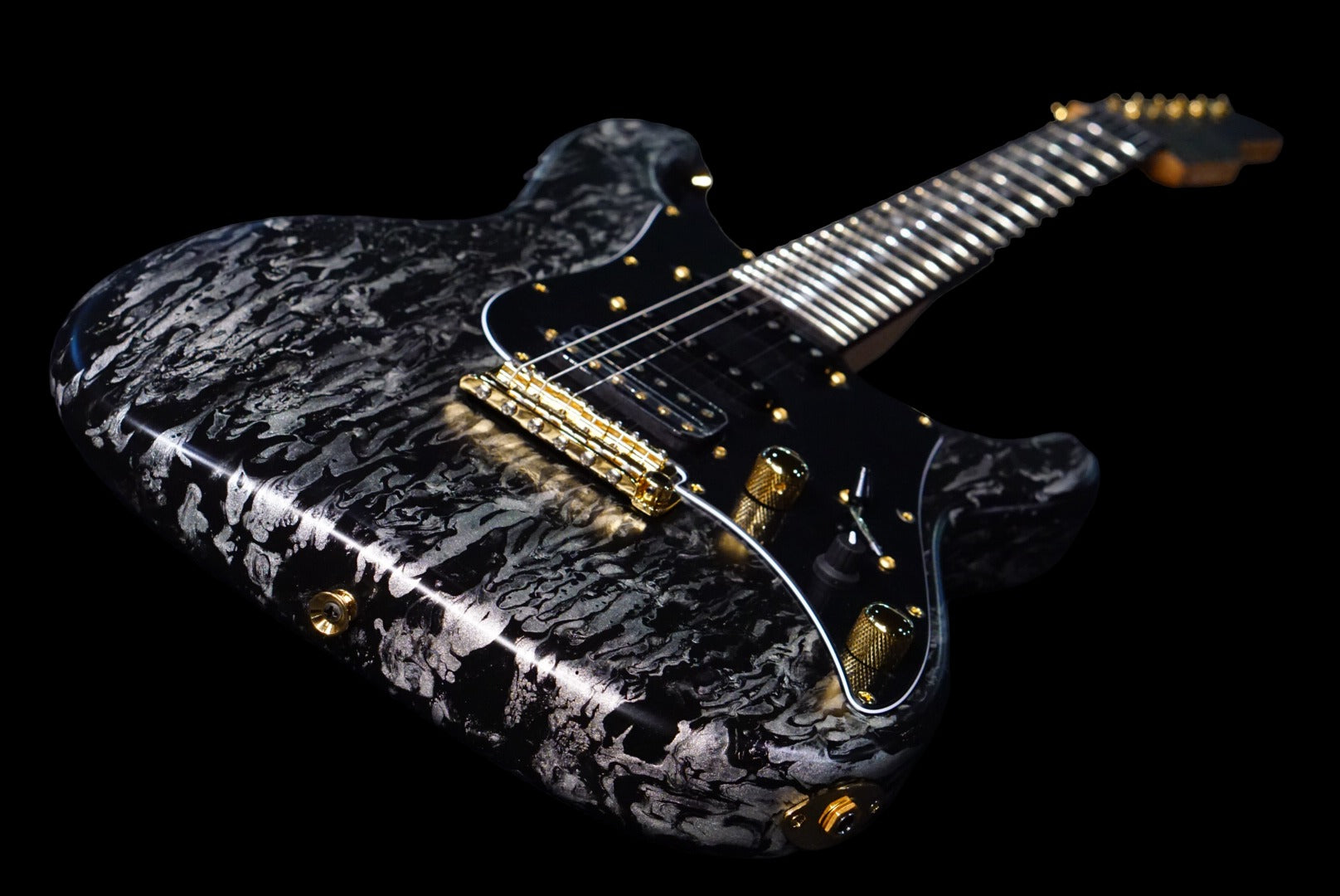 James tyler Studio Elite HD black schmear 23326 - HIENDGUITAR James Tyler GUITAR