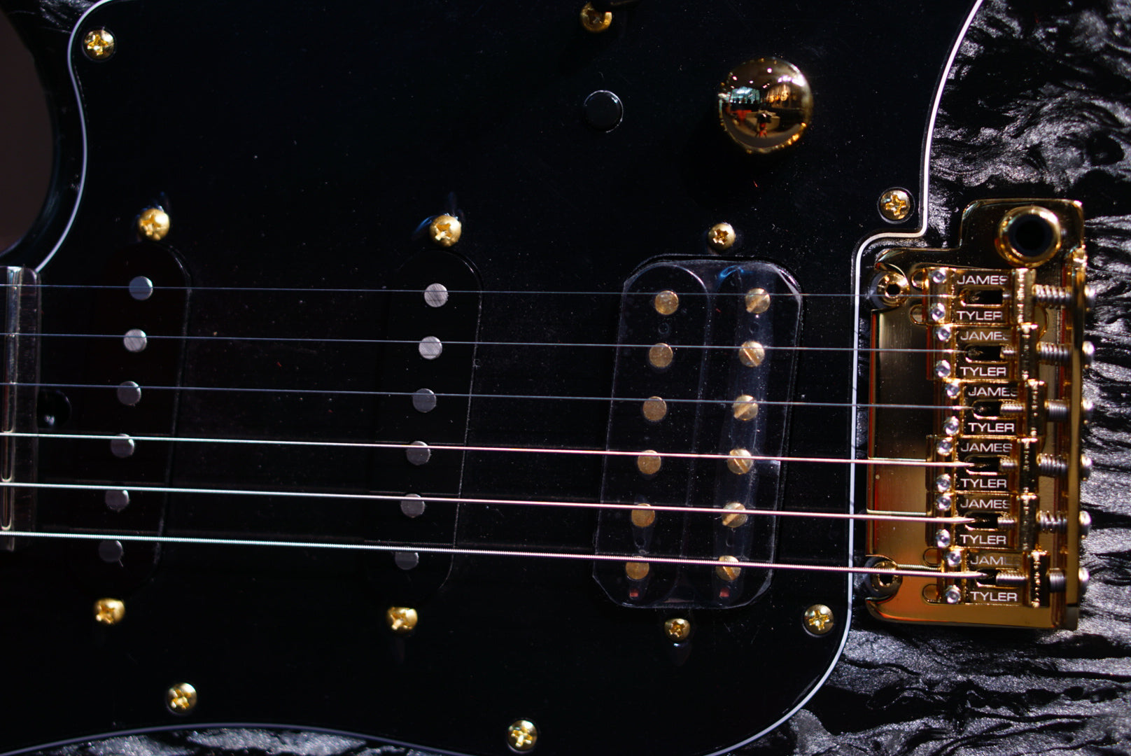 James tyler Studio Elite HD black schmear 23326 - HIENDGUITAR James Tyler GUITAR