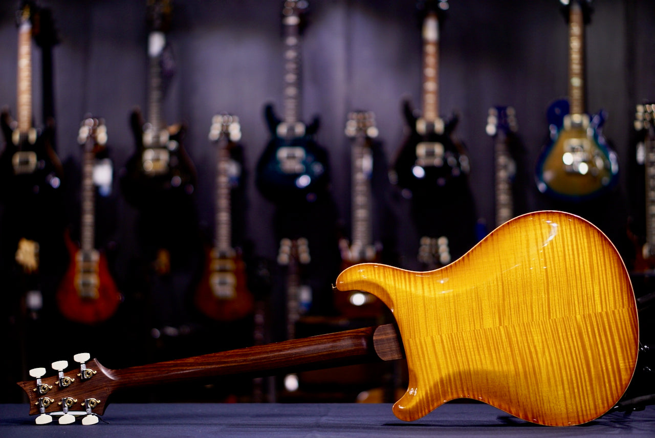 PRS Hollowbody II Piezo Wood Library Mccarty Sunburst Rosewood Neck 0411083