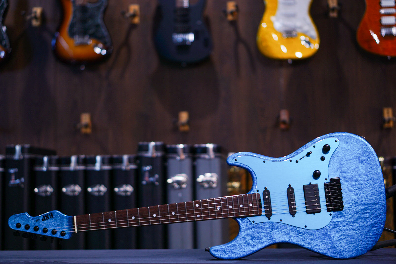 ESP Original snapper AL/HR Liquid Metal Blue E8200242