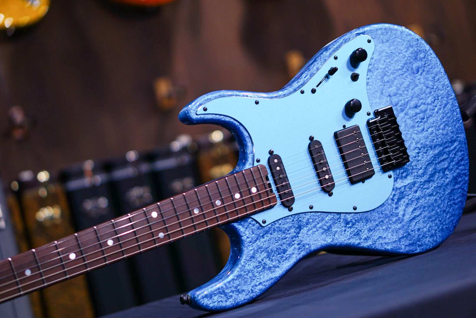 ESP Original snapper AL/HR Liquid Metal Blue E8200242