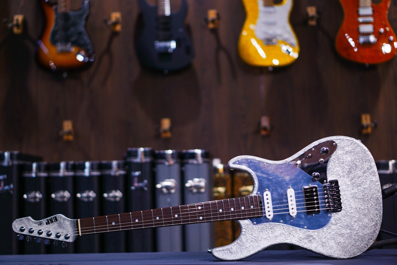 ESP Original snapper AL/HR Liquid Metal Silver E2500242