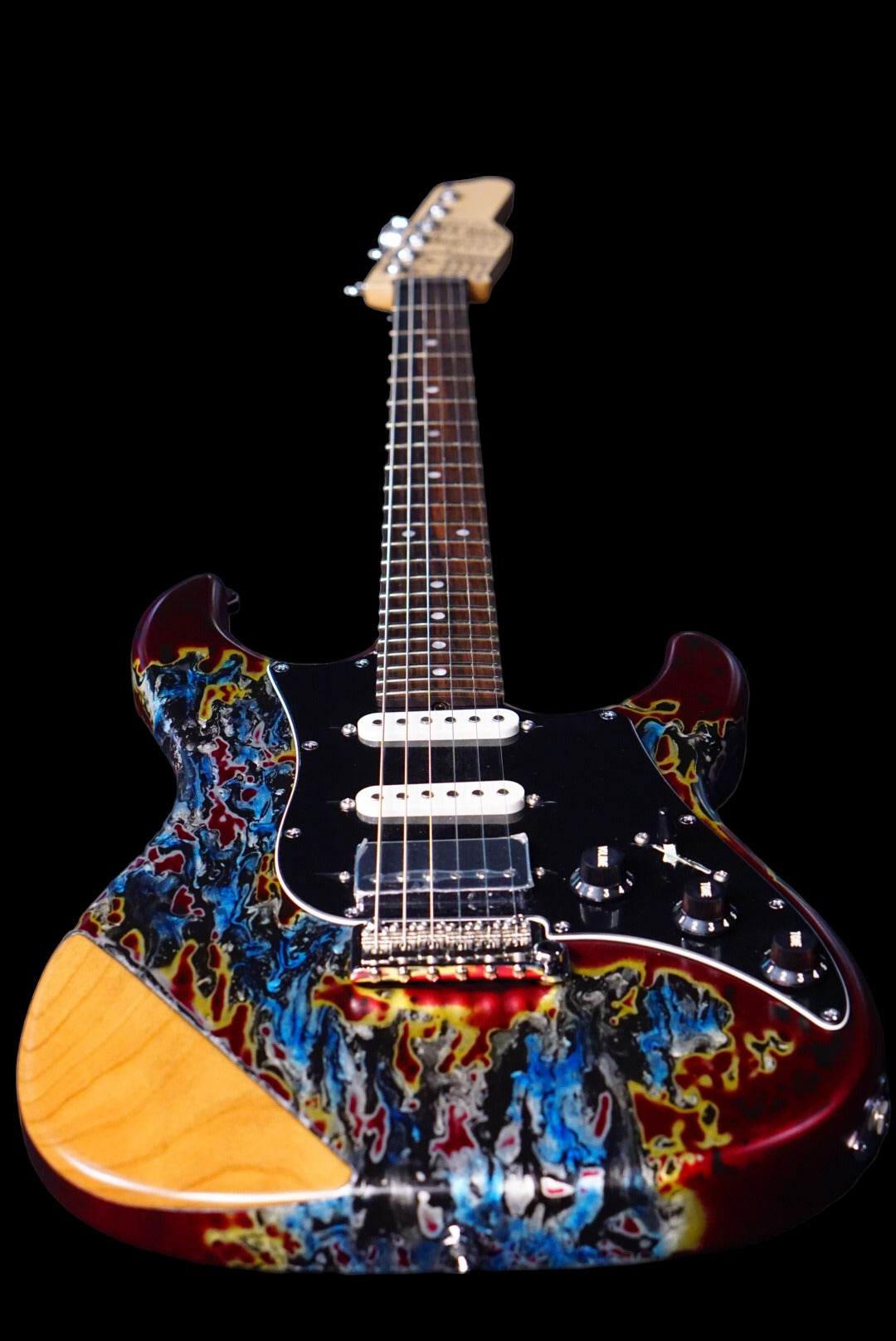 James tyler Studio Elite Burning Water 23327 - HIENDGUITAR James Tyler GUITAR