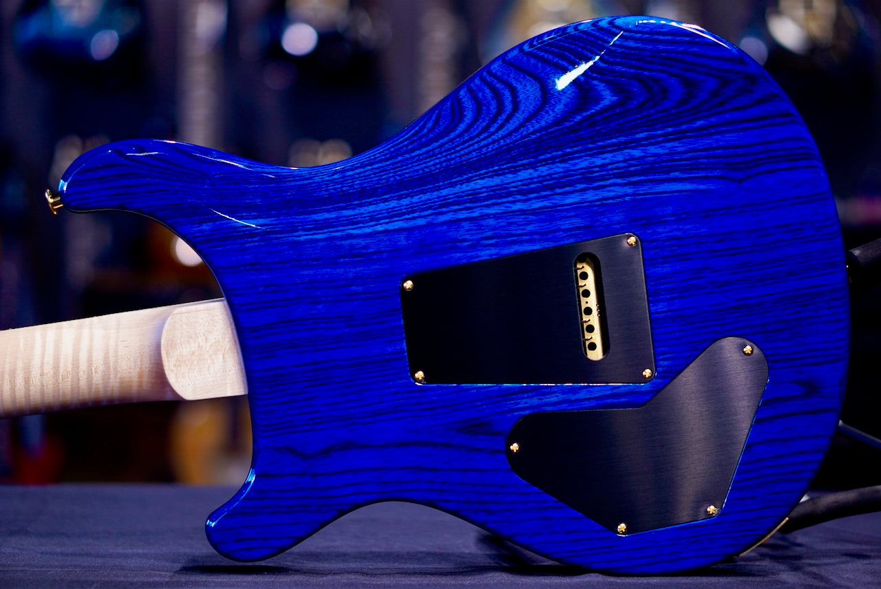 PRS DGT Wood Library Violet Blue Burst Flame Neck 0410280