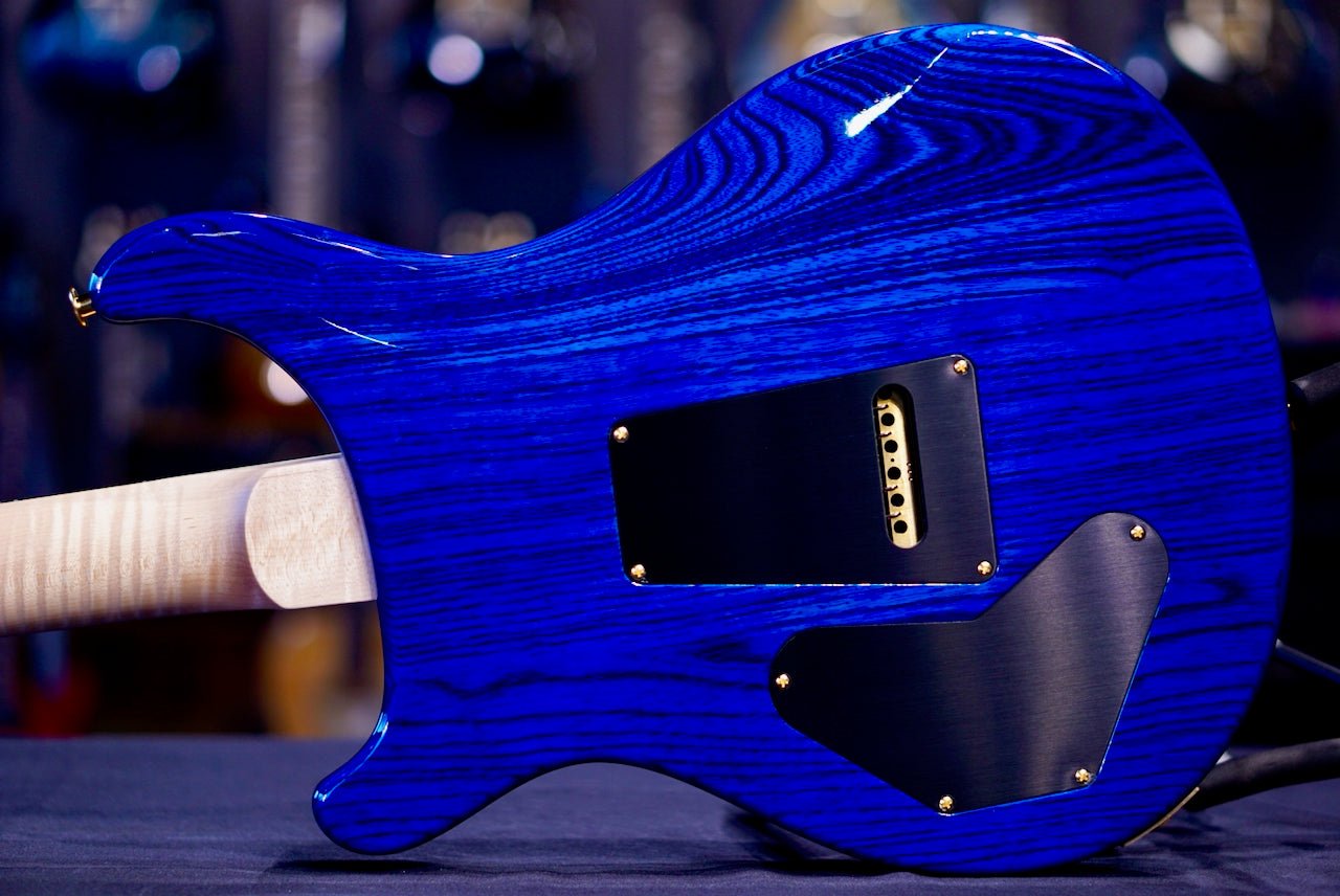 PRS DGT Wood Library Violet Blue Burst Flame Neck 0410280