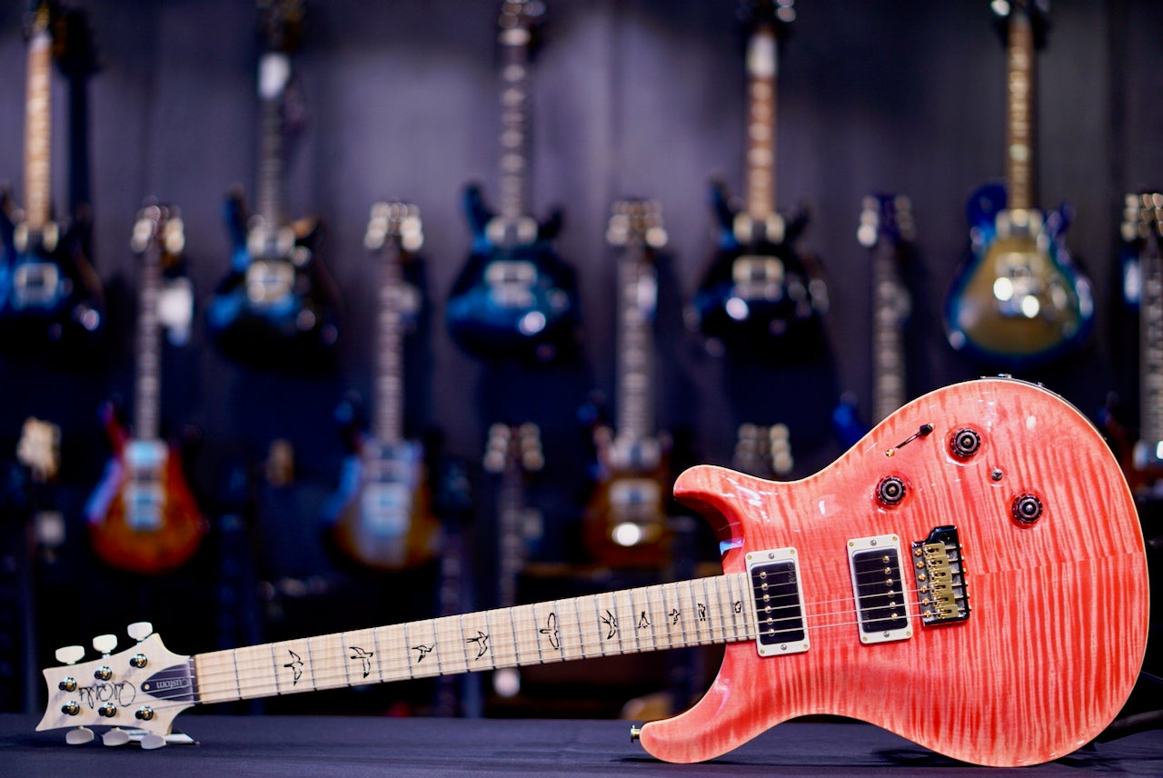 PRS Custom 24 Piezo Wood Library Artist Neck Bonnie Pink 0414184