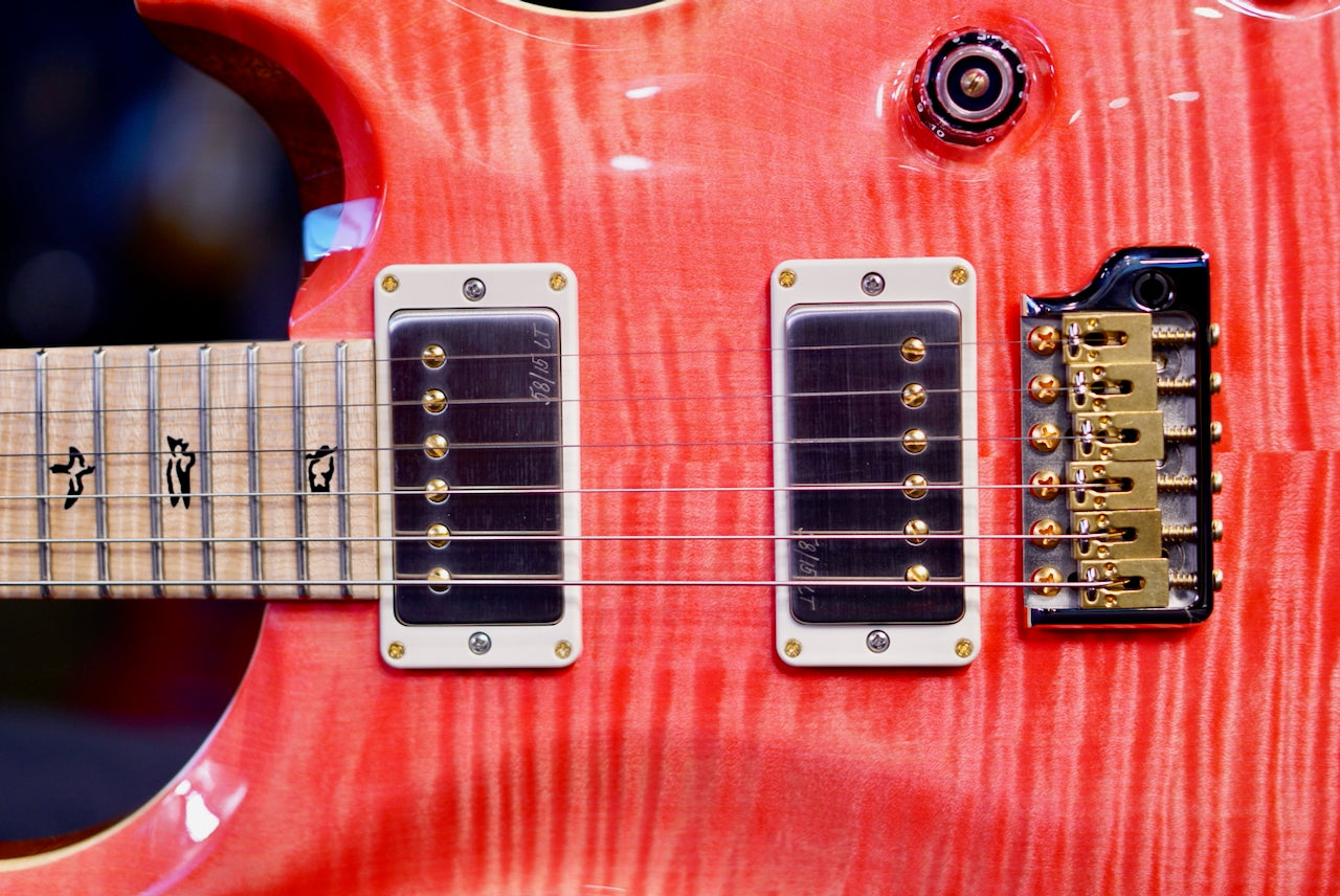 PRS Custom 24 Piezo Wood Library Artist Neck Bonnie Pink 0414184