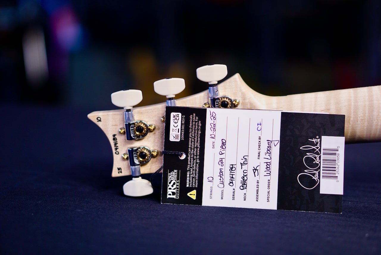 PRS Custom 24 Piezo Wood Library Artist Neck Bonnie Pink 0414184