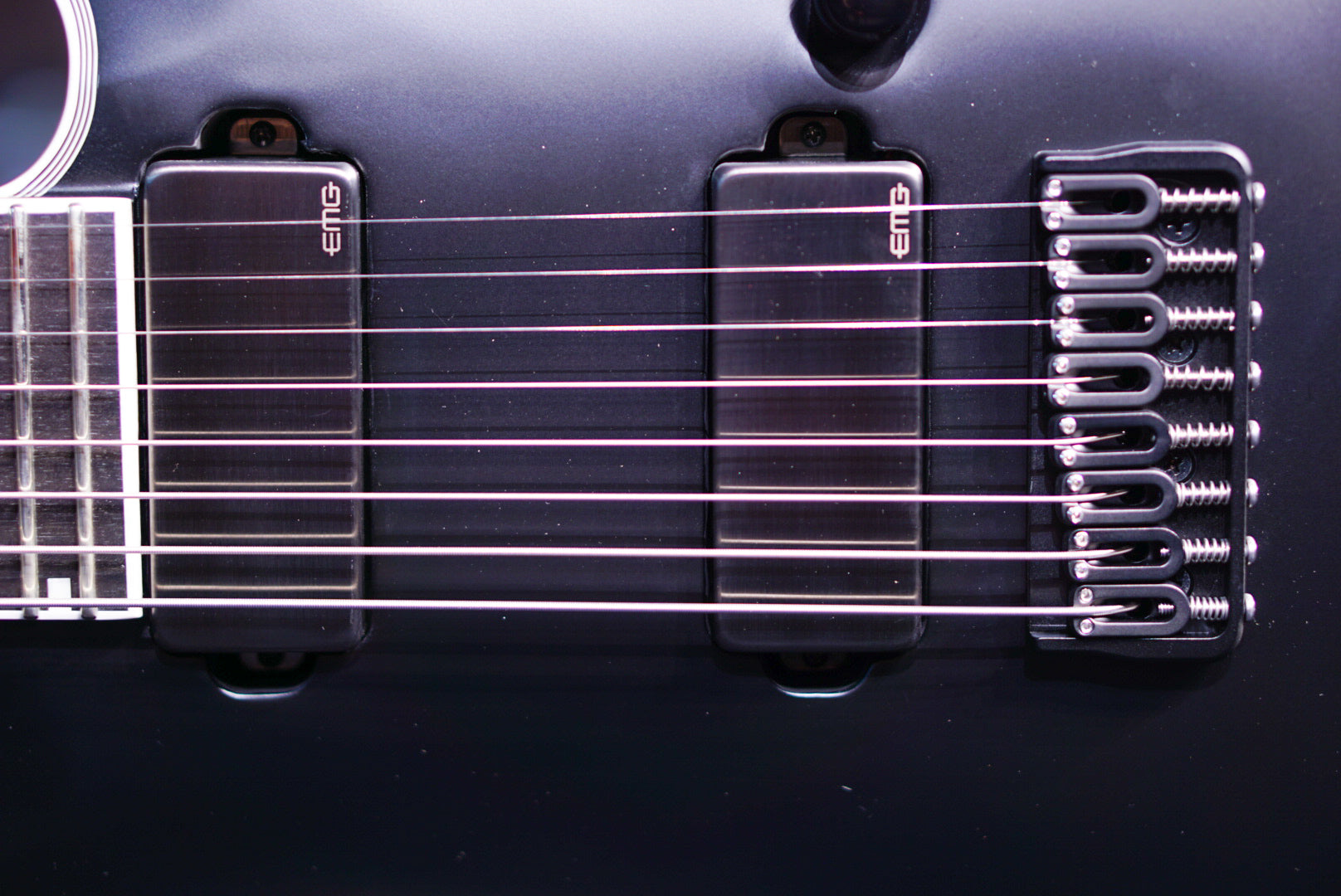 ESP E-II HRF NT-8 BARITONE black satin ES7914223 - HIENDGUITAR ESP GUITAR