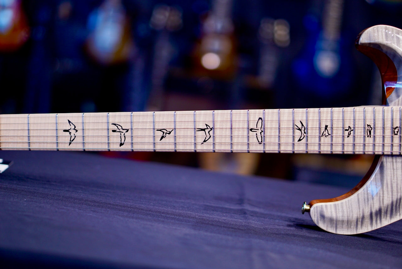 PRS Custom 24 Piezo Wood Library Artist Neck Gray Black Fade 0414185