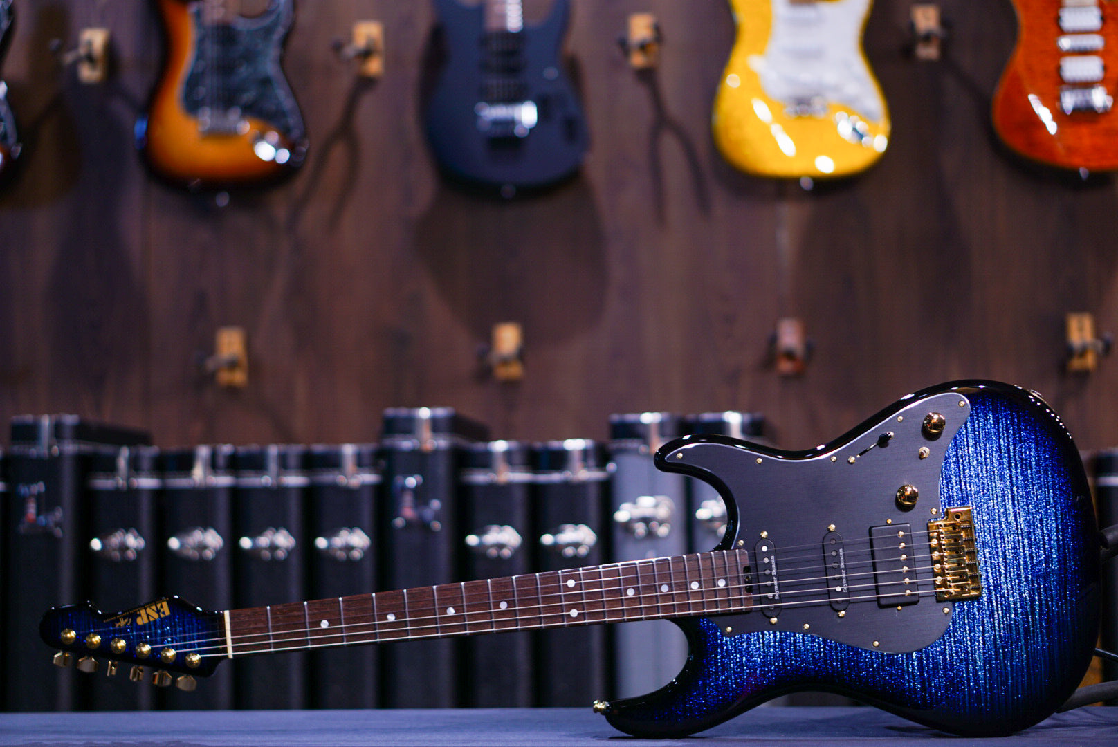 ESP Original snapper AL/HR Glitter Storm Blue E5210241