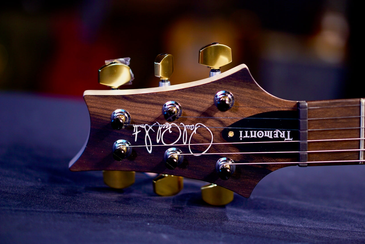 PRS Tremonti Wood Library Artist Neck Custom Blue Fade white back 0413758