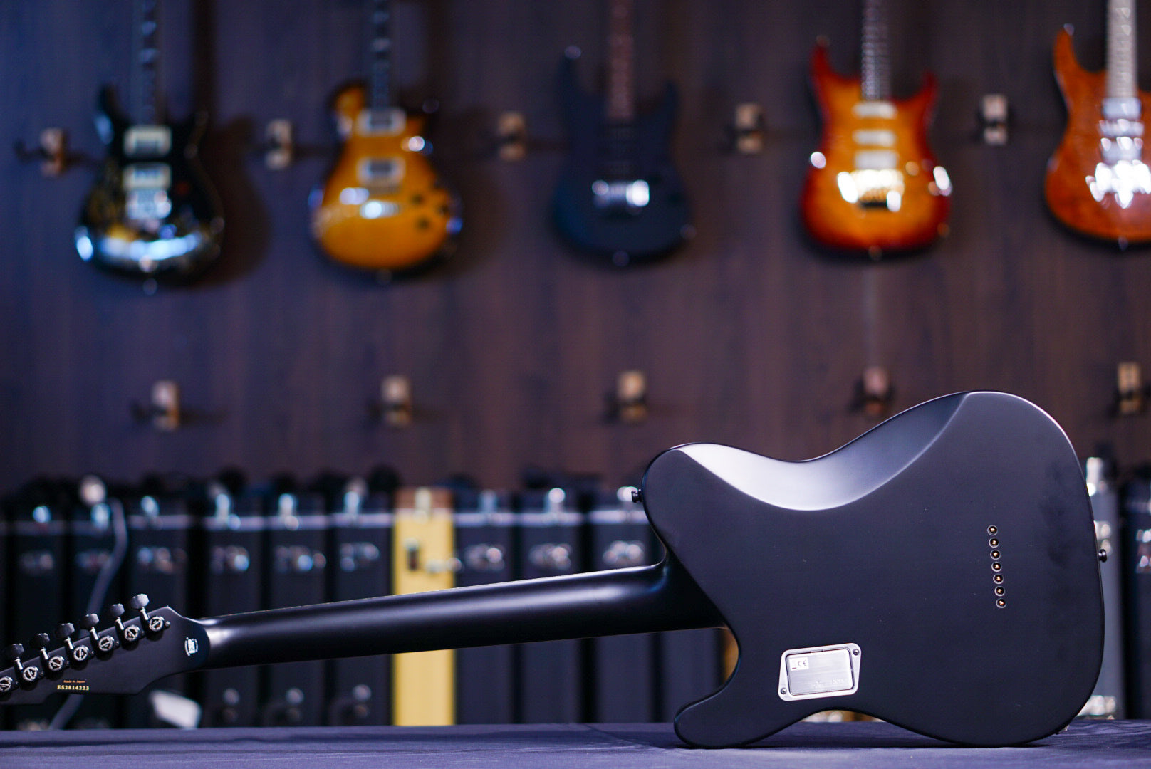 ESP E-II T-B7 BARITONE black satin ES2814223 - HIENDGUITAR E-II GUITAR