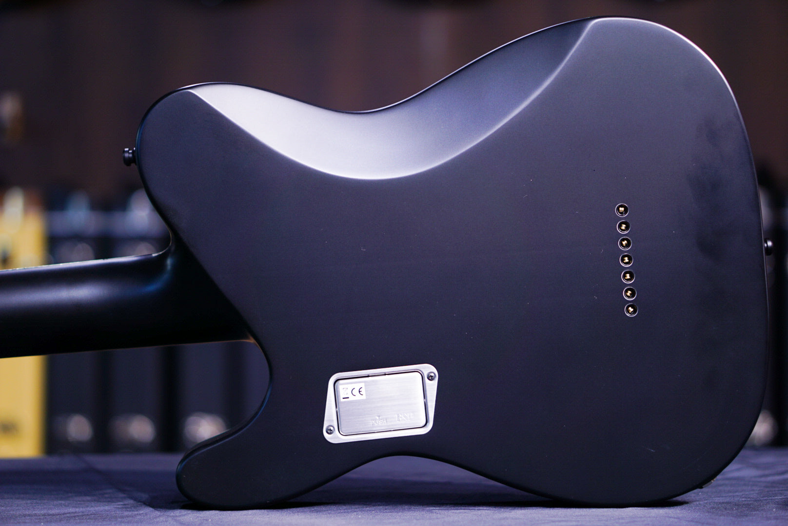 ESP E-II T-B7 BARITONE black satin ES2814223 - HIENDGUITAR E-II GUITAR