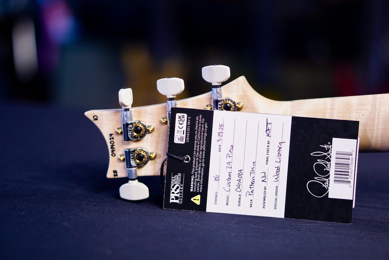 PRS Custom 24 Piezo Wood Library Artist Neck Natural 0414024
