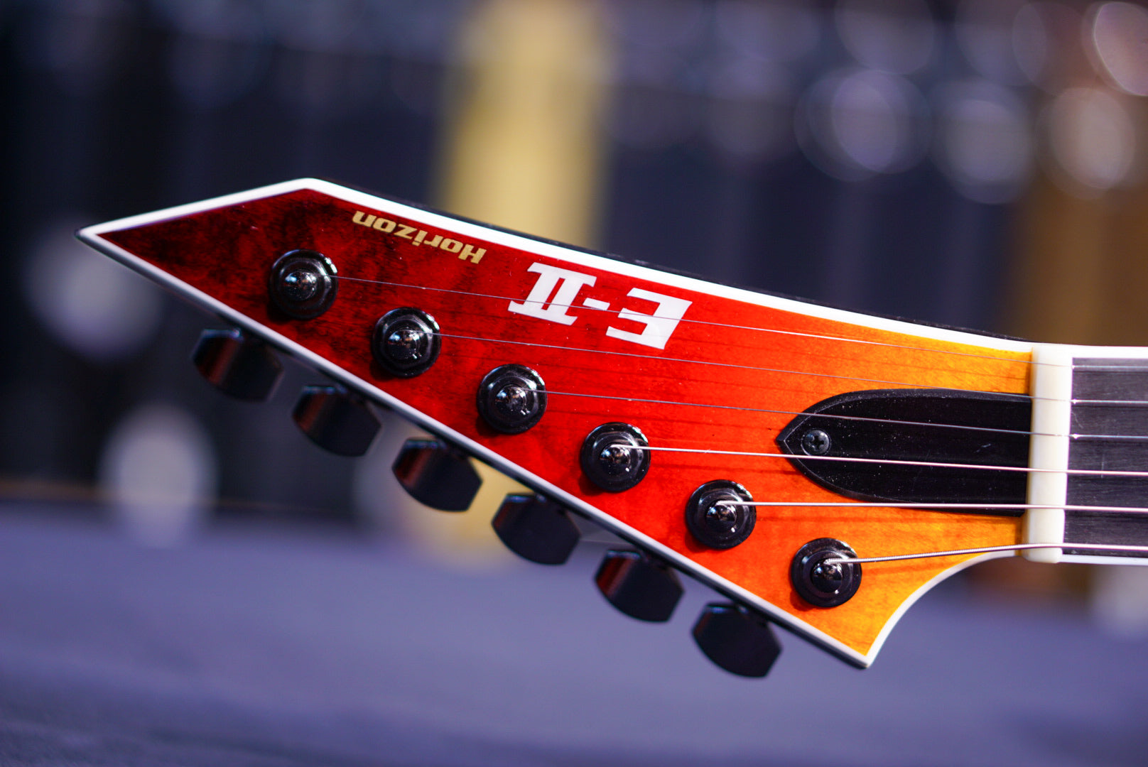 ESP E-II HORIZON NT-II TIGER EYE AMBER FADE ES5873223 - HIENDGUITAR E-II GUITAR