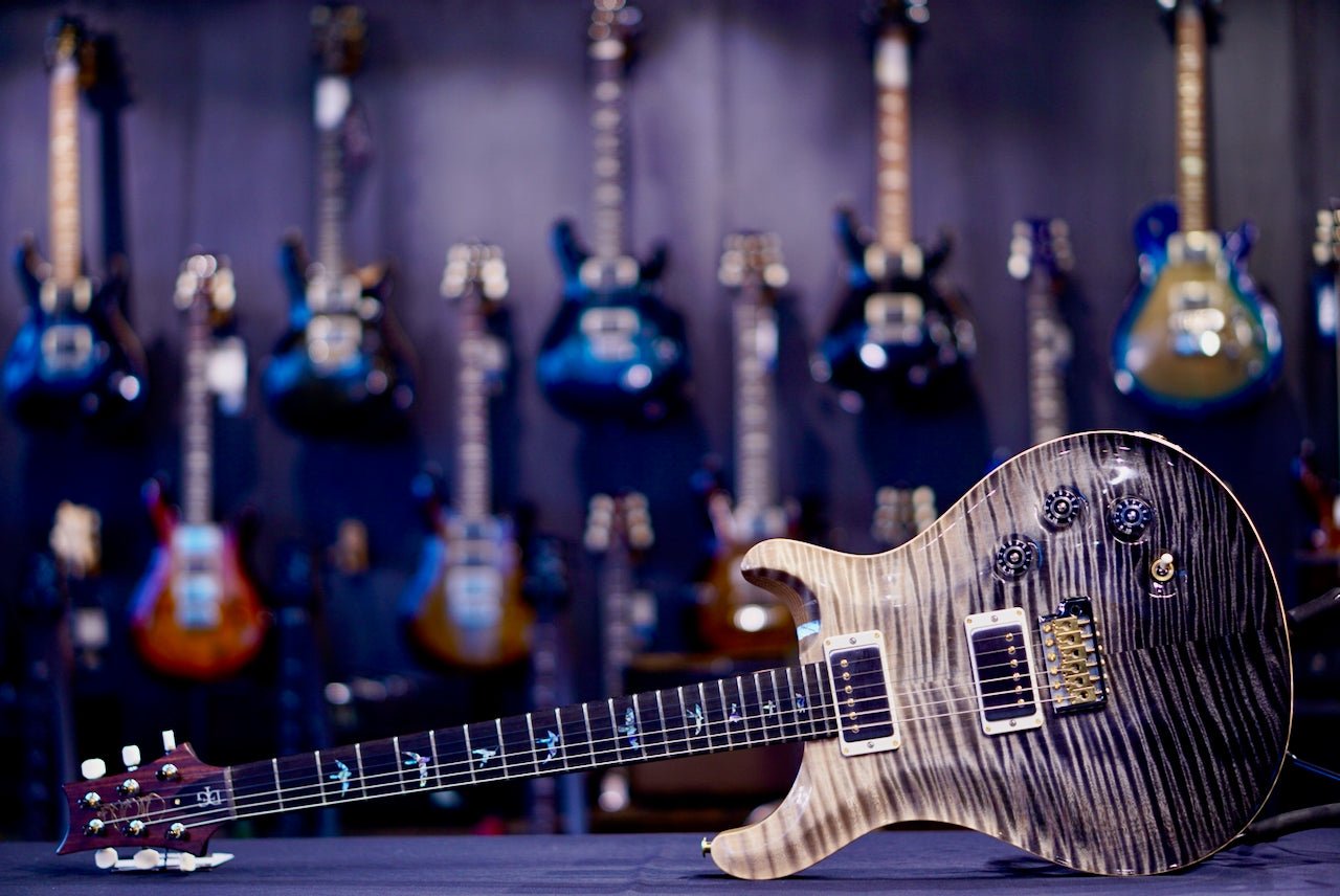 PRS DGT Wood Library Gray Black Fade Rosewood Neck 0413093
