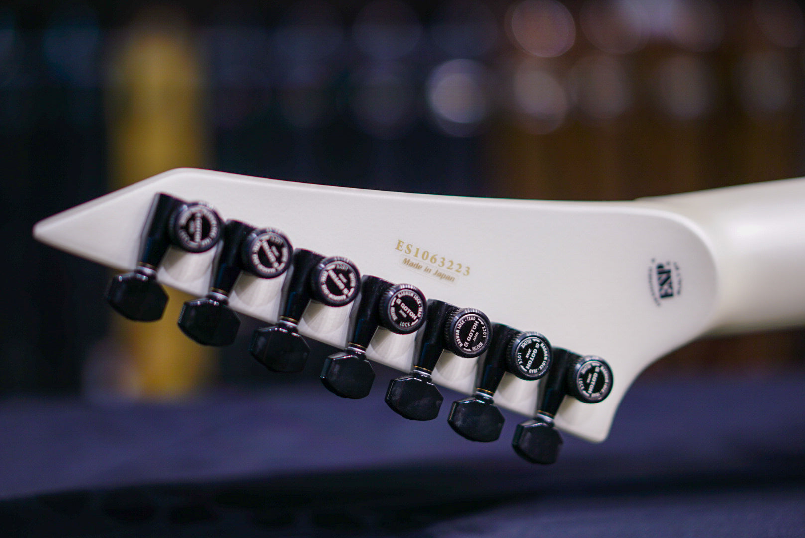 E-II M-II7 baritone evertune Pearl White ES1063223 - HIENDGUITAR E-II GUITAR