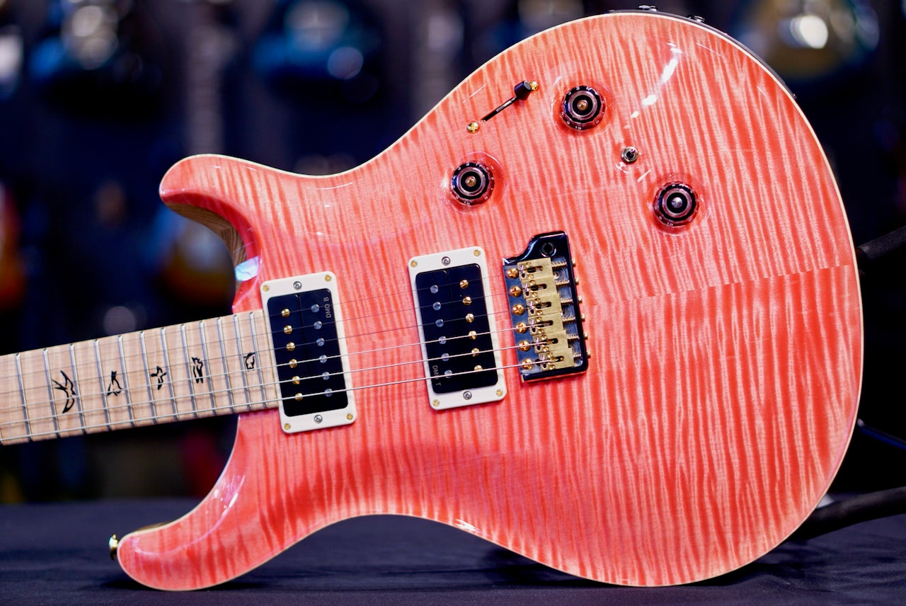 PRS Custom 24 Piezo Wood Library Artist Neck Bonnie Pink 0414183
