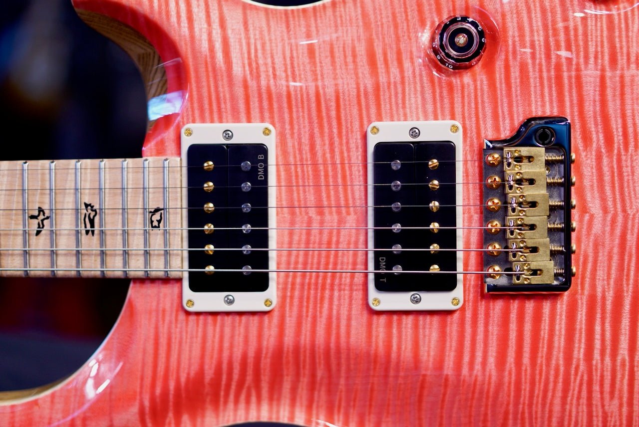 PRS Custom 24 Piezo Wood Library Artist Neck Bonnie Pink 0414183
