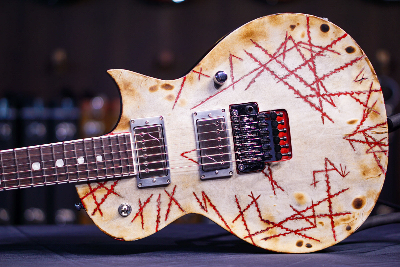 ESP E-II RZK-II DISTRESSED & BURNT ES5645223 - HIENDGUITAR E-II GUITAR