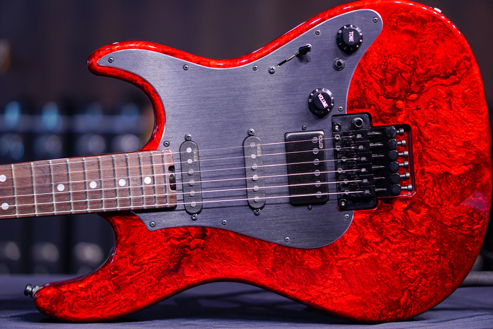 ESP Original SNAPPER FR Liquid metal lava E8930232 - HIENDGUITAR ESP GUITAR